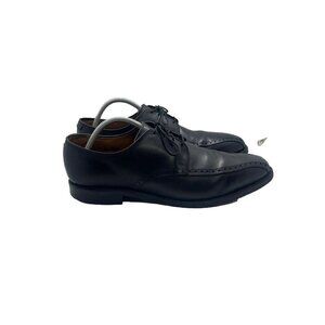Allen Edmonds Men's Wendell Black Leather Bicycle Toe Shoes Oxfords Size 10D
